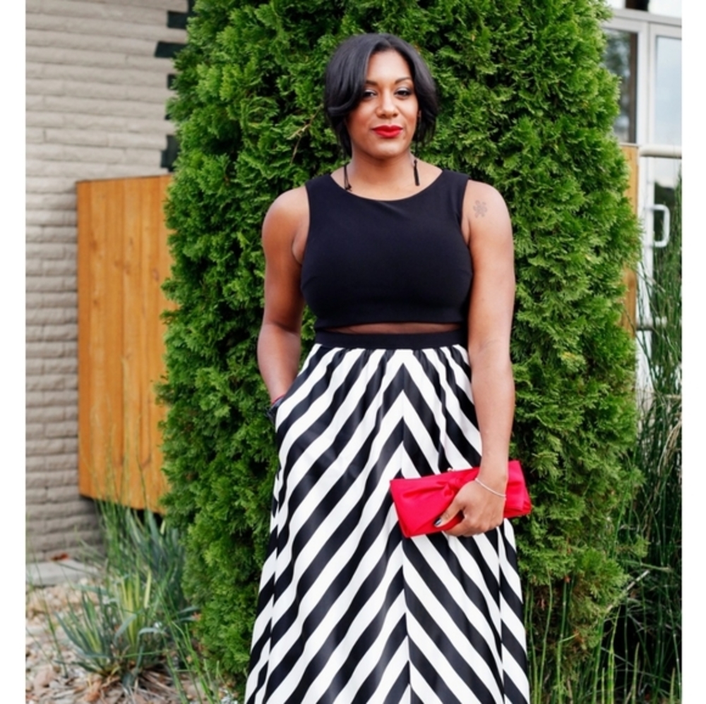 Besty Adams dress size4 black&white